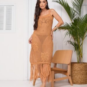 Vestido Marrom